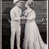 Dick Kallman and Gwyda DonHowe in the stage production Half a Sixpence