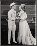 Dick Kallman and Gwyda DonHowe in the stage production Half a Sixpence