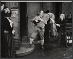 Roger C. Carmel and Dick Kallman in the stage production Half a Sixpence