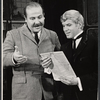 Roger C. Carmel and Dick Kallman in the stage production Half a Sixpence