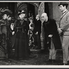 Dick Kallman [center] and unidentified others in rehearsal for the stage production Half a Sixpence