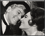 Dick Kallman and Anne Rogers in the stage production Half a Sixpence