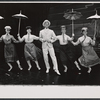 Dick Kallman and dancers  in the stage production Half a Sixpence