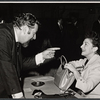 Peter Ustinov and Eileen Herlie in rehearsal for the stage production Halfway Up the Tree
