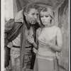 Anthony Quayle and Hanne Bork in the stage production Halfway Up the Tree