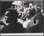 Robert Hooks, Leslie Uggams, and company in rehearsal for the stage production Hallelujah, Baby!