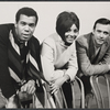 Robert Hooks, Leslie Uggams, and Allen Case in rehearsal for the stage production Hallelujah, Baby!