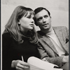 Barbara Sharma and Allen Case in rehearsal for the stage production Hallelujah, Baby!