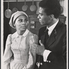 Leslie Uggams and Robert Hooks in the stage production Hallelujah, Baby!