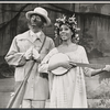 Unidentified actor and Leslie Uggams in the stage production Hallelujah, Baby!