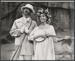 Unidentified actor and Leslie Uggams in the stage production Hallelujah, Baby!