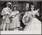 Leslie Uggams, Barbara Sharma, and unidentified actors in the stage production Hallelujah, Baby!