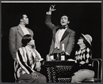 Robert Hooks, Leslie Uggams, Allen Case, and Barbara Sharma in the stage production Hallelujah, Baby!