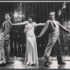Leslie Uggams and unidentified dancers in the stage production Hallelujah, Baby!