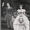 Unidentified actor and Barbara Sharma in the stage production Hallelujah, Baby!