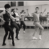 Buddy Schwab [center], Luba Lisa [left] and unidentified others in the stage production Hellzapoppin '67