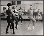 Buddy Schwab [center], Luba Lisa [left] and unidentified others in the stage production Hellzapoppin '67