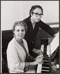 Marian Grudeff and Raymond Jessel in the stage production Hellzapoppin '67