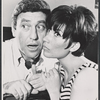 Soupy Sales and Luba Lisa in the stage production Hellzapoppin '67