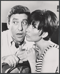Soupy Sales and Luba Lisa in the stage production Hellzapoppin '67