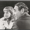 Lois Nettleton and Gary Merrill in rehearsal for the stage production The Hemingway Hero