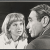 Lois Nettleton and Gary Merrill in rehearsal for the stage production The Hemingway Hero