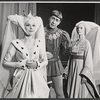 Patricia Peardon, James Ray and Betty Bendyk in the 1963 American Shakespeare Festival production of Henry V
