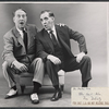 John Cecil Holm and Don Doherty in the stage production Her Master's Voice