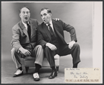 John Cecil Holm and Don Doherty in the stage production Her Master's Voice