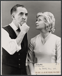 Don Doherty and Gloria Willis in the stage production Her Master's Voice