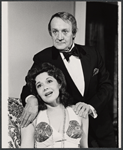 Evelyn Kingsley and Leo Fuchs in the Yiddish stage production Here Comes the Groom