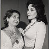 Reizi Bozyk and Evelyn Kingsley in the Yiddish stage production Here Comes the Groom