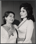 Reizi Bozyk and Evelyn Kingsley in the Yiddish stage production Here Comes the Groom