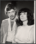 Gene Barrett and Rebecca Richman in the Yiddish stage production Here Comes the Groom