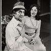 Leo Fuchs and Evelyn Kingsley in the Yiddish stage production Here Comes the Groom