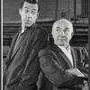 Fred Gwynne and Paul Reed in rehearsal for the stage production Here's Love
