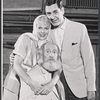 Janis Paige, Craig Stevens, and Laurence Naismith in rehearsal for the stage production Here's Love