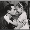 Choreographer Michael Kidd and Valerie Lee in rehearsal for the stage production Here's Love