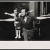 Valerie Lee and choreographer Michael Kidd in rehearsal for the stage production Here's Love