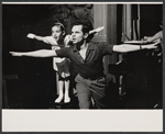 Valerie Lee and choreographer Michael Kidd in rehearsal for the stage production Here's Love