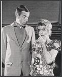 Fred Gwynne and Janis Paige in rehearsal for the stage production Here's Love