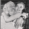 Laurence Naismith and Valerie Lee in rehearsal for the stage production Here's Love