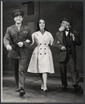 John Payne, Lisa Kirk, and Laurence Naismith in the touring stage production Here's Love