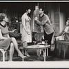 Beverly Bentley, Doris Belack, , Murray Hamilton, and Kay Medford in the stage production The Heroine