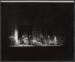 Lili Darvas, Robert Preston, Dennis King, David King-Wood, Peter Brandon, and Gaby Rodgers in the stage production The Hidden River