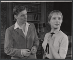 Peter Brandon and Gaby Rodgers in the stage production The Hidden River
