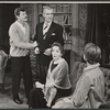 Robert Preston, David King-Wood, Lili Darvas, and Gaby Rodgers in the stage production The Hidden River