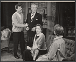 Robert Preston, David King-Wood, Lili Darvas, and Gaby Rodgers in the stage production The Hidden River