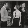 Robert Preston, Gaby Rodgers, and David King-Wood in the stage production The Hidden River