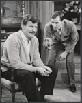 Robert Preston and Peter Brandon in the stage production The Hidden River